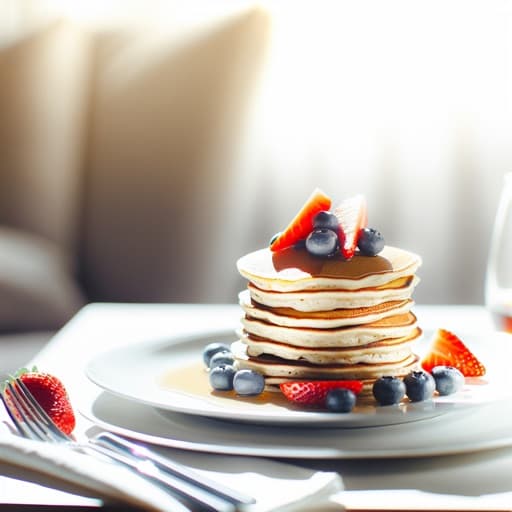 Fluffy protein pancakes