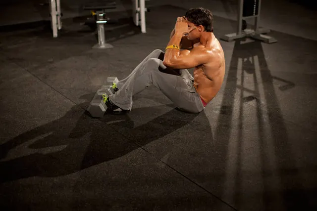 3/4 Sit-Up, finishing position