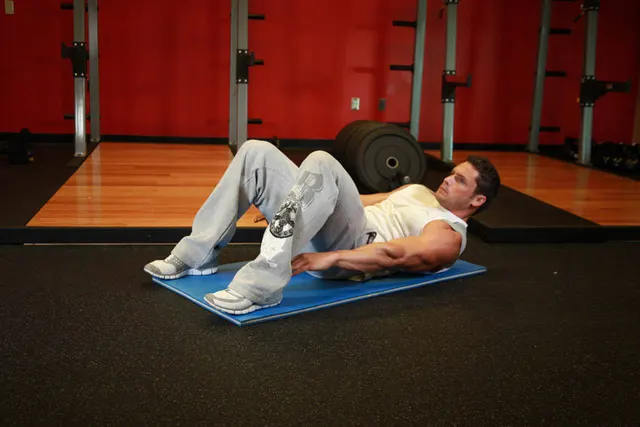 Alternate Heel Touchers, finishing position