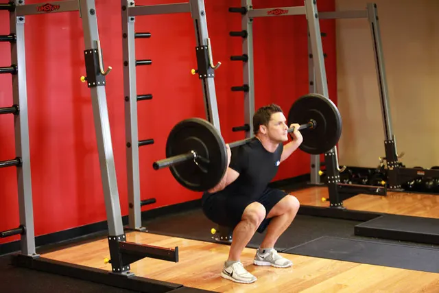 Barbell Squat, finishing position