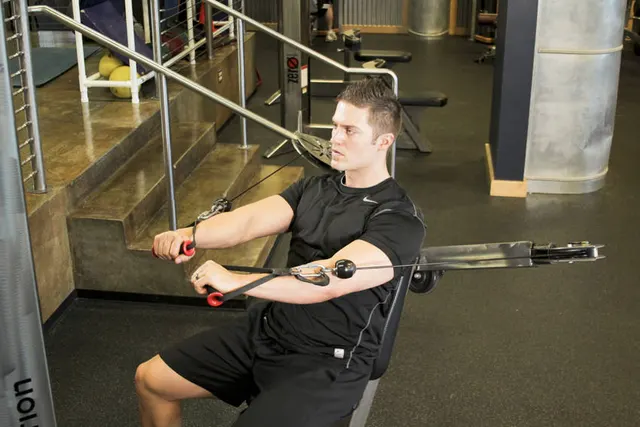 Cable Chest Press, finishing position