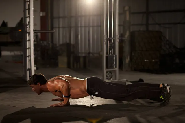 Clock Push-Up, finishing position