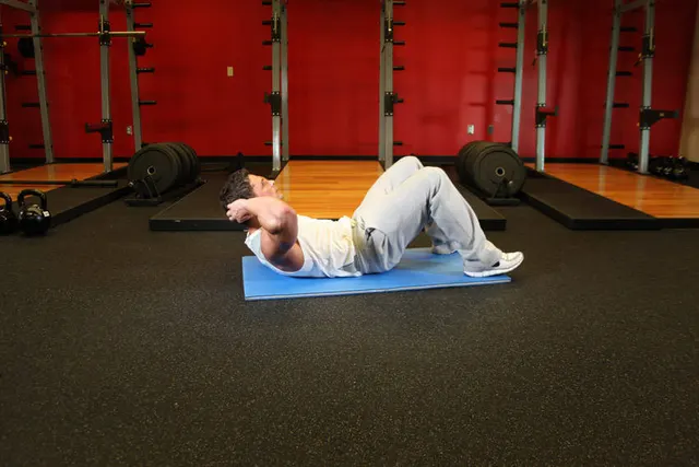 Crunches, finishing position