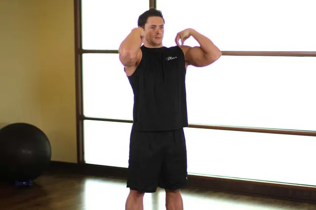 Elbow Circles, finishing position
