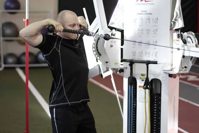 Face Pull, finishing position