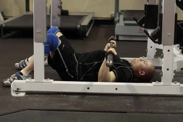 Floor Press, finishing position