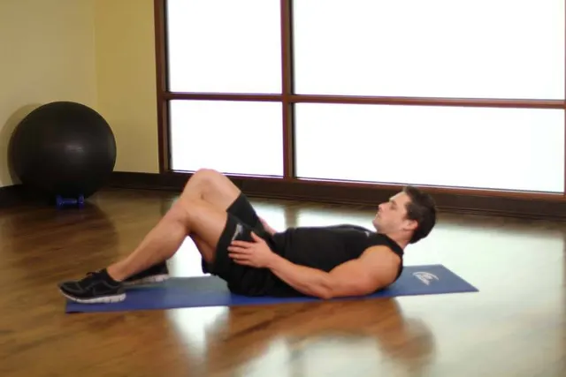 Hug Knees To Chest, starting position
