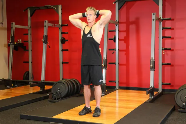 Isometric Neck Exercise - Front And Back, finishing position