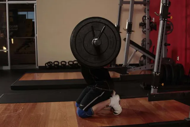 Kneeling Jump Squat, finishing position