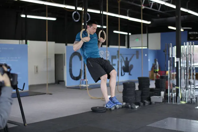 Muscle Up, finishing position