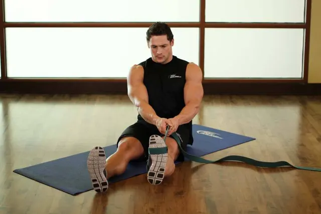 Posterior Tibialis Stretch, finishing position