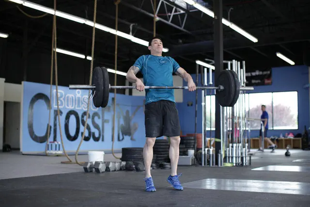 Power Clean, finishing position