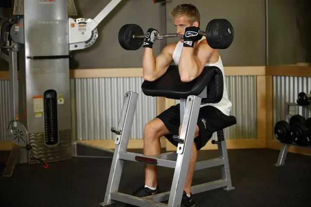 Preacher Curl, finishing position