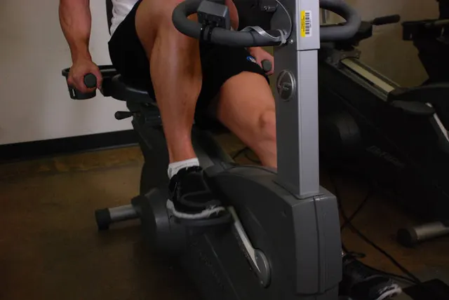 Recumbent Bike, finishing position
