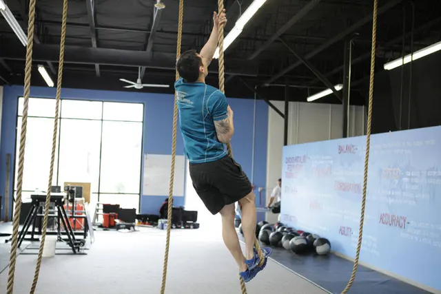 Rope Climb, finishing position