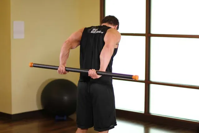 Round The World Shoulder Stretch, finishing position