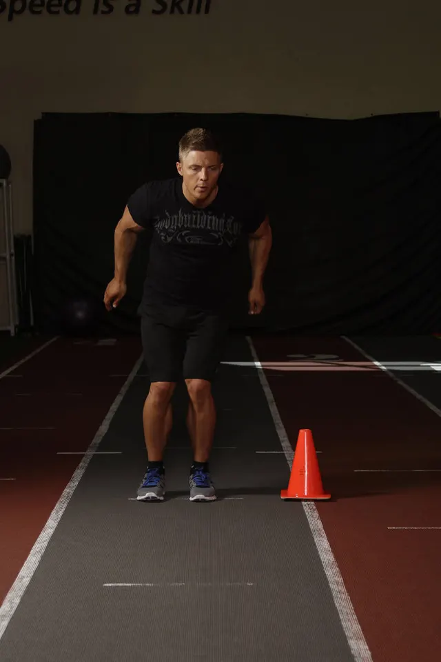 Side Hop-Sprint, finishing position
