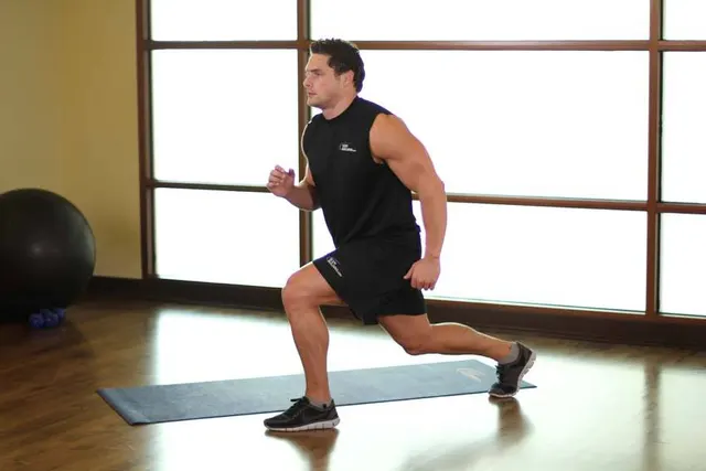 Split Squats, finishing position