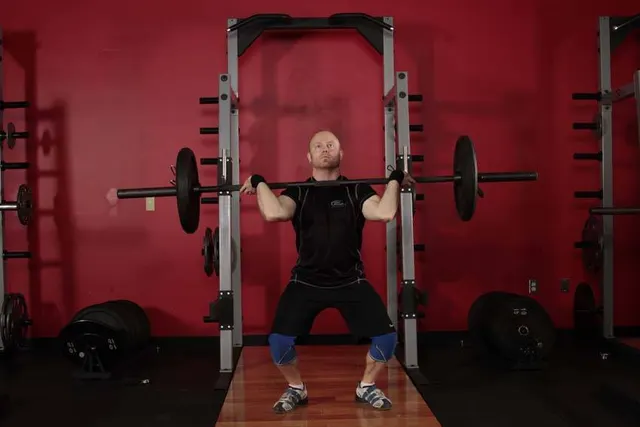 Squat Jerk, finishing position