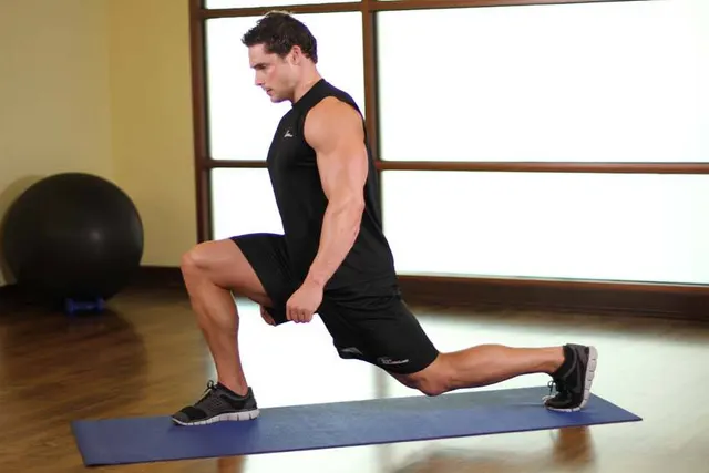 Standing Hip Flexors, finishing position