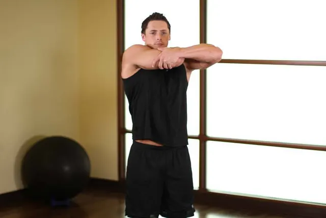 Tricep Side Stretch, finishing position