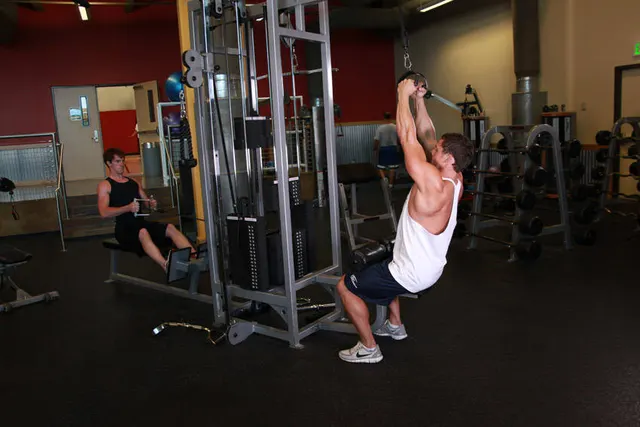 V-Bar Pulldown, finishing position