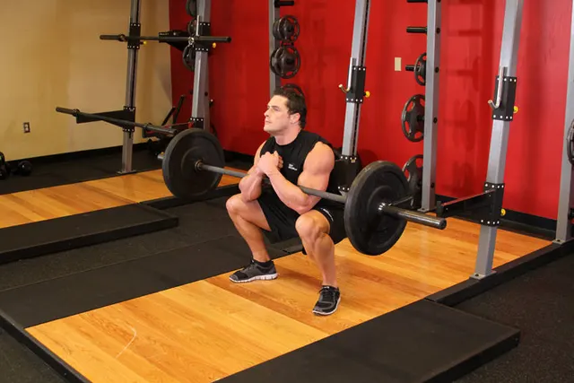 Zercher Squats, finishing position